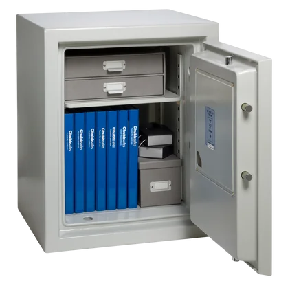 Coffre ignifuge Executive Chubbsafes — intérieur ouvert