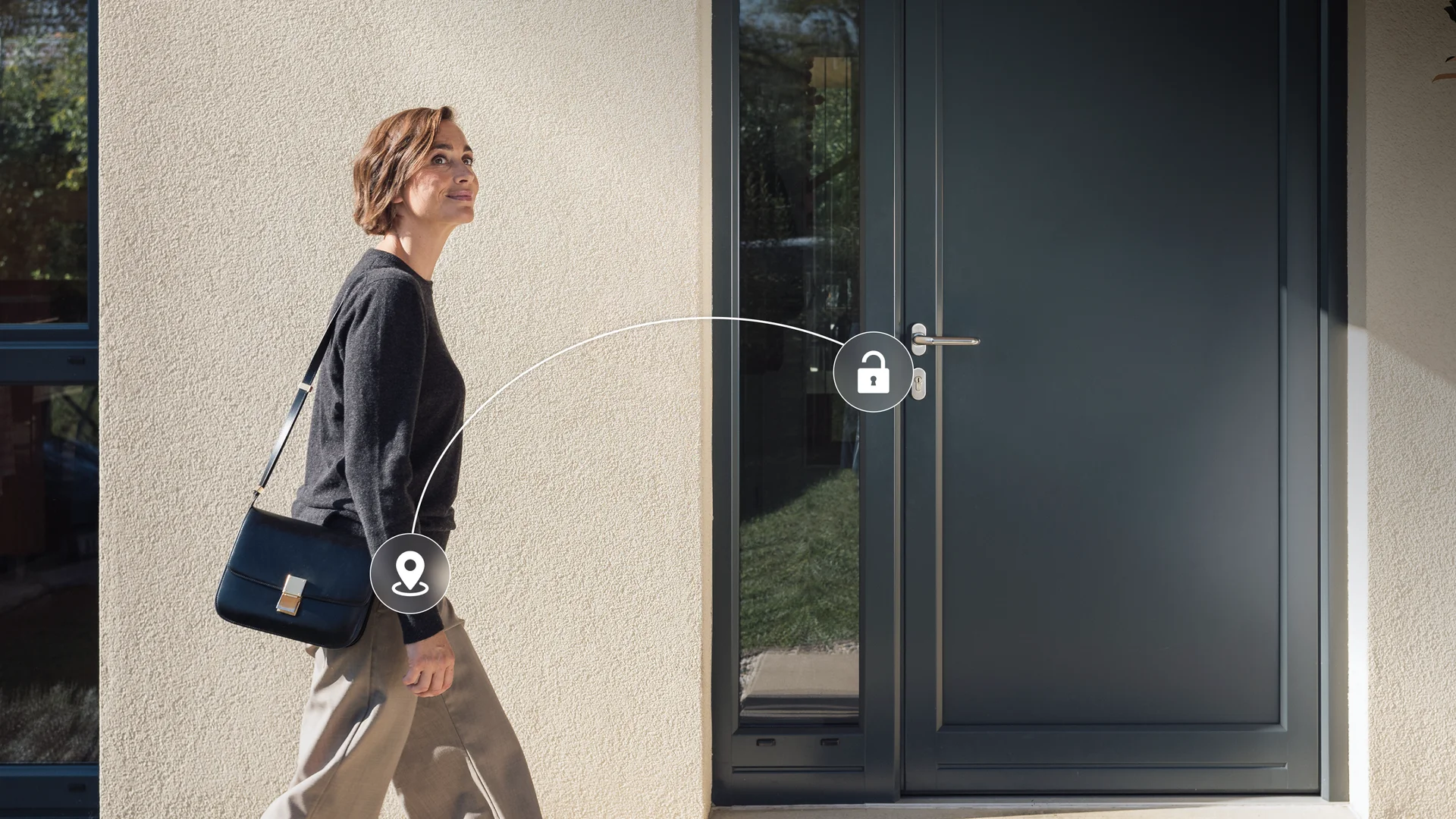 Arrivée au domicile avec Nuki Auto Unlock