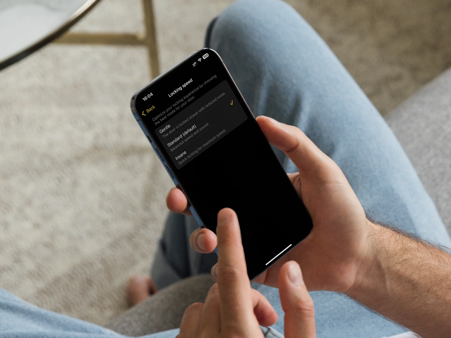 Configuration de la serrure Nuki depuis le domicile