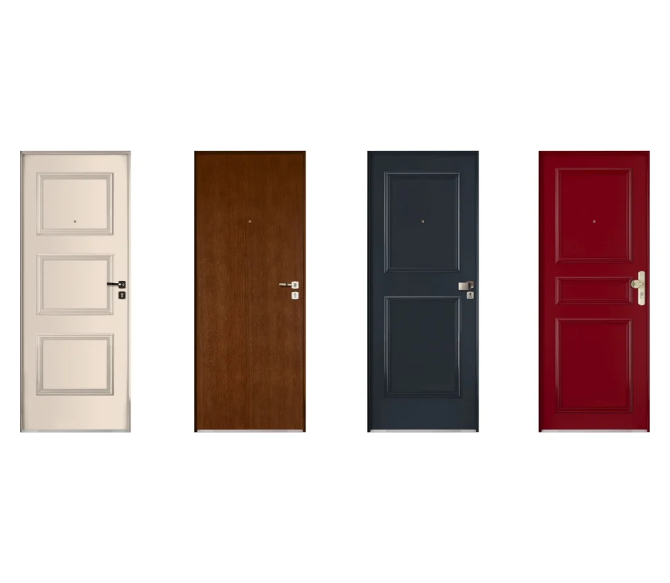Gamme de blocs-portes blindés d’appartement Vachette en quatre finitions