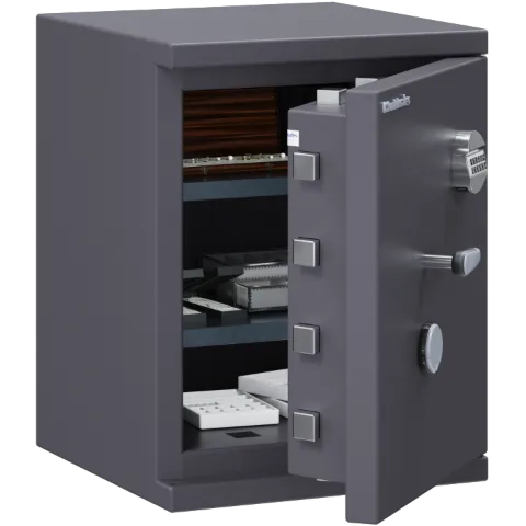 Coffre-fort certifié Chubbsafes TriForce T2, porte ouverte